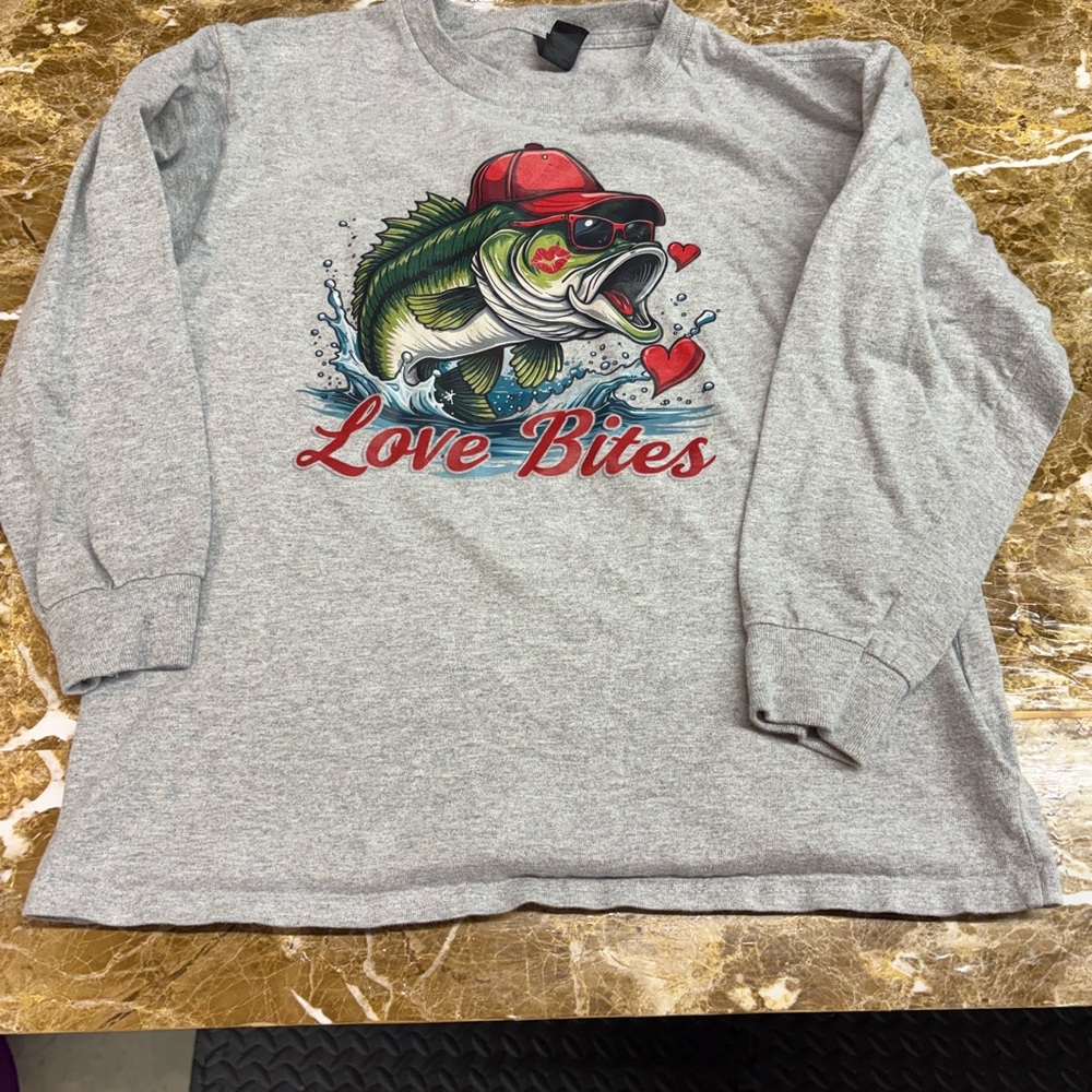 Adidas Gray Graphic Sweatshirt